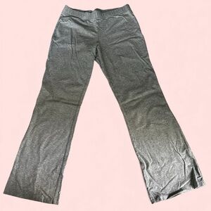 Lands' End Heather Gray Wide Leg Sweatpants, 14+